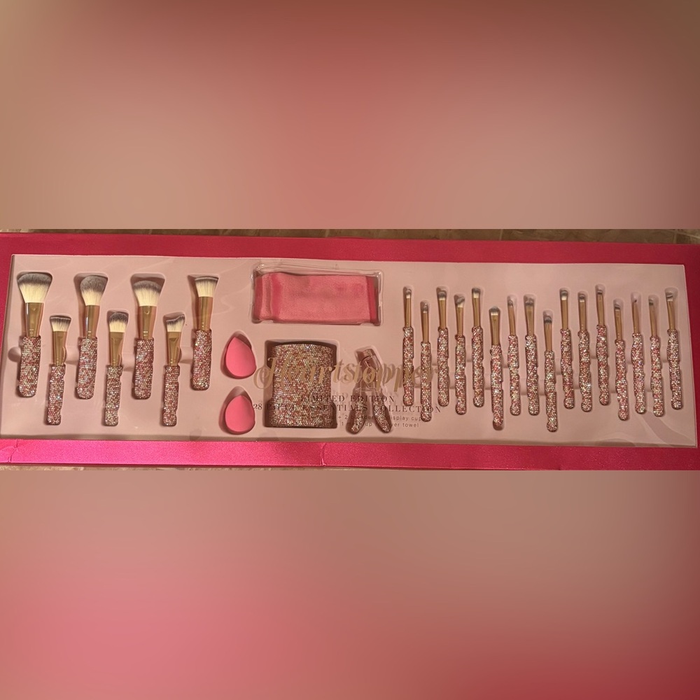 Sparkling Glitter Makeup Brush Set